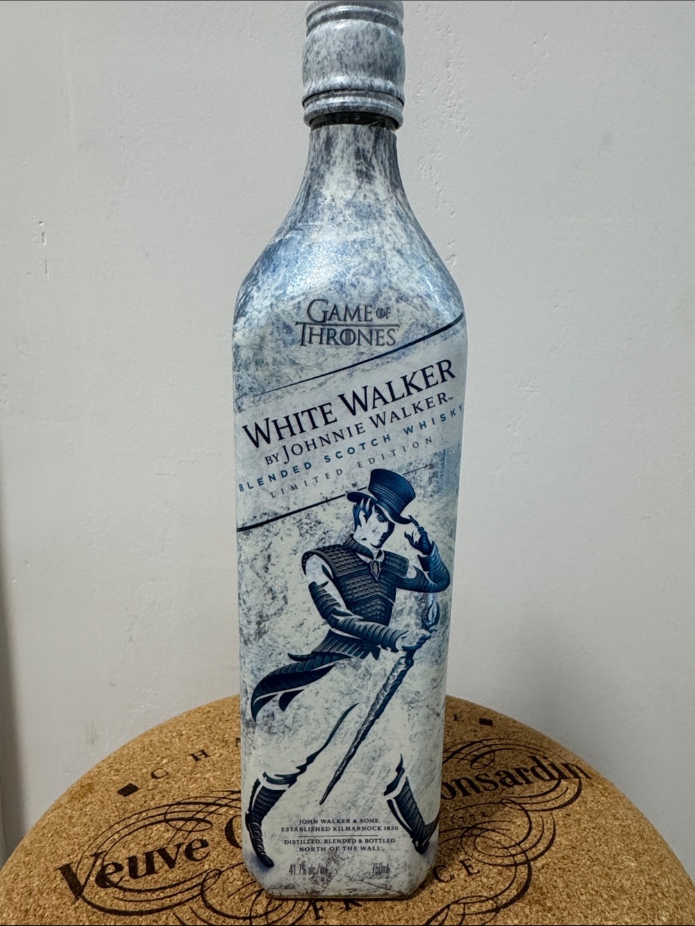 Johnnie Walker White Walker Limited Edition Scotch Whisky Bottle